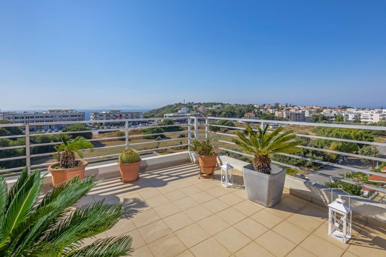Rhodes CitySunny Penthouse,Modern Amenities+Aegean View公寓 外观 照片