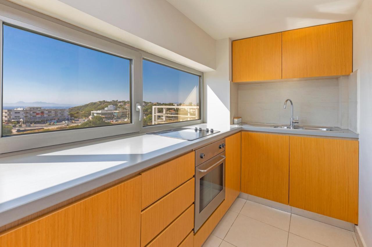 Rhodes CitySunny Penthouse,Modern Amenities+Aegean View公寓 外观 照片